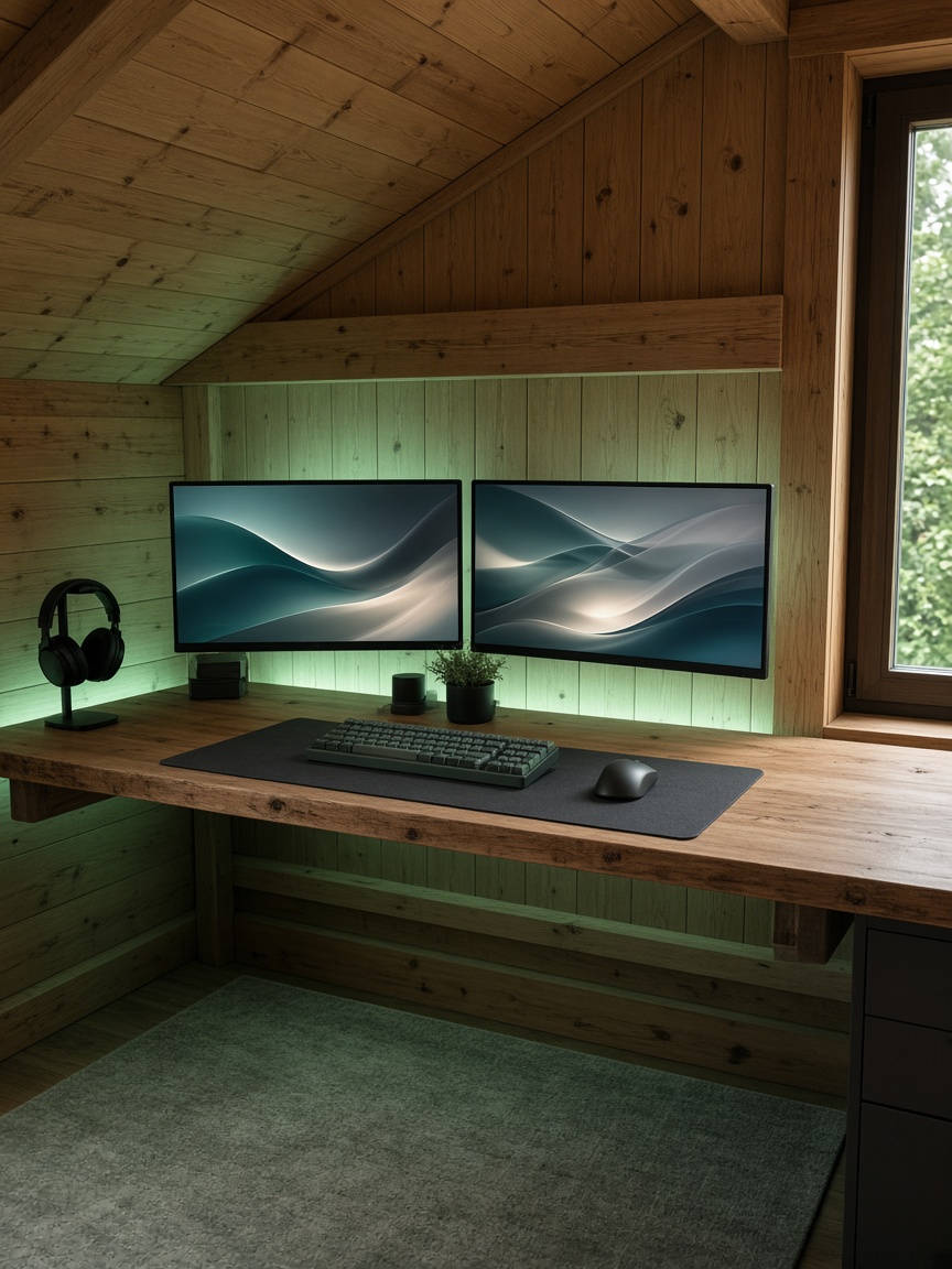 Arbeitsplatz bei Gamerbasee